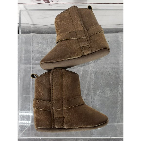 Carter's Brown Bow 0-3‎ month girl Boots - Picture 5 of 8